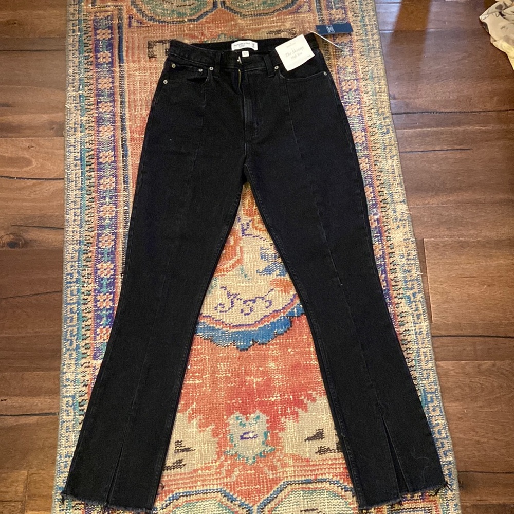 Skinny high rise jeans